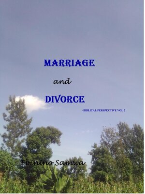 cover image of Marriage and Divorce--Biblical Perspective